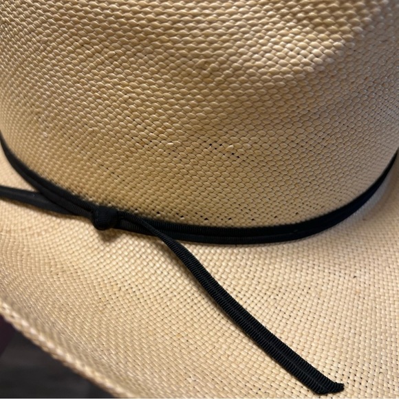 Stallion by STETSON straw cowboy hat, tan, hard shell main image 4
